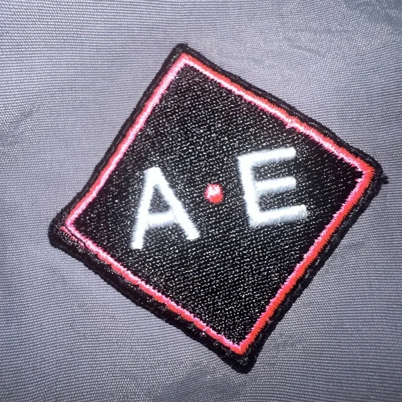 American Eagle “All Day” Gray Shorts with Neon Pink Zippers - Picture 3 of 4